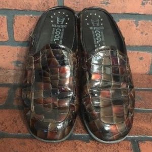 Mephisto Women's Leather Mules Cool Air Size 7